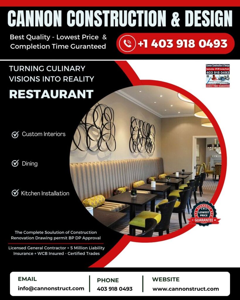 Restaurant Drawings and Construction