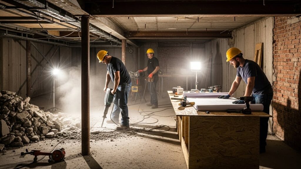 Construction Basement Renovation