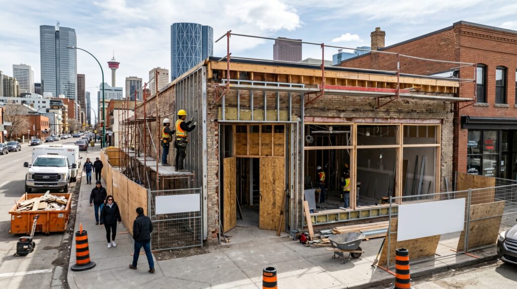 Barber Shop Construction Calgary