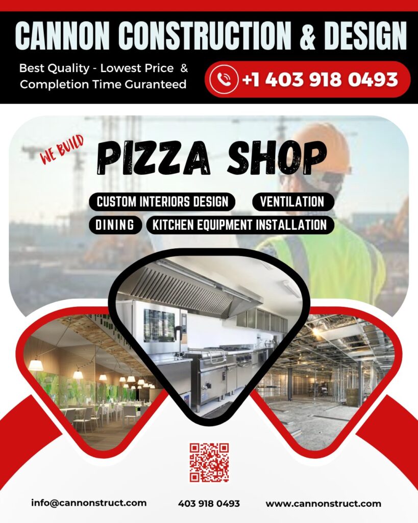 Pizza Shop Drawings & Construction