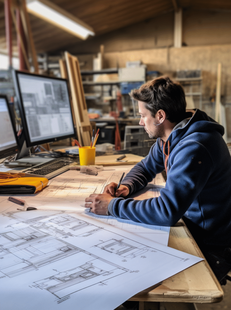 Pizza Shop Drawings and Construction