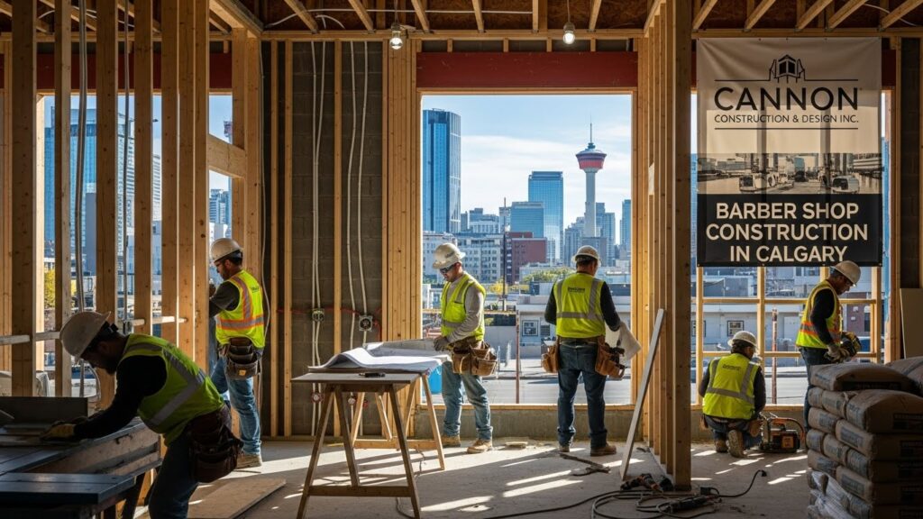 Barber Shop Construction in Calgary