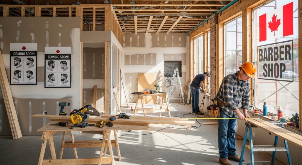 Barber Shop Construction Canada
