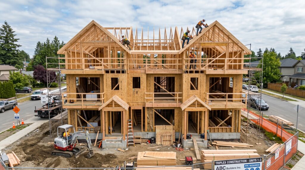 Triplex Construction in Calgary