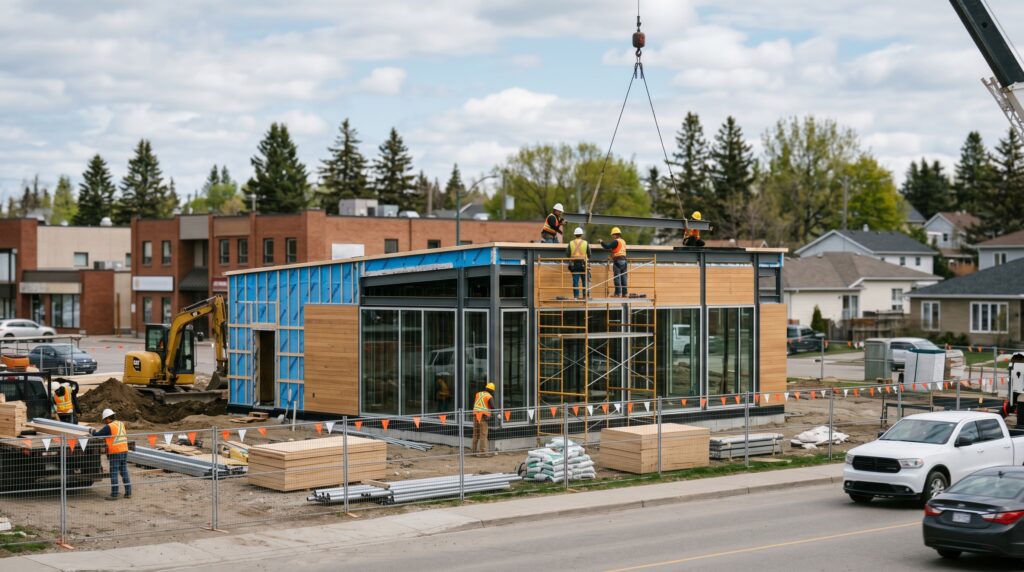 Mobile Shop Construction in Canada