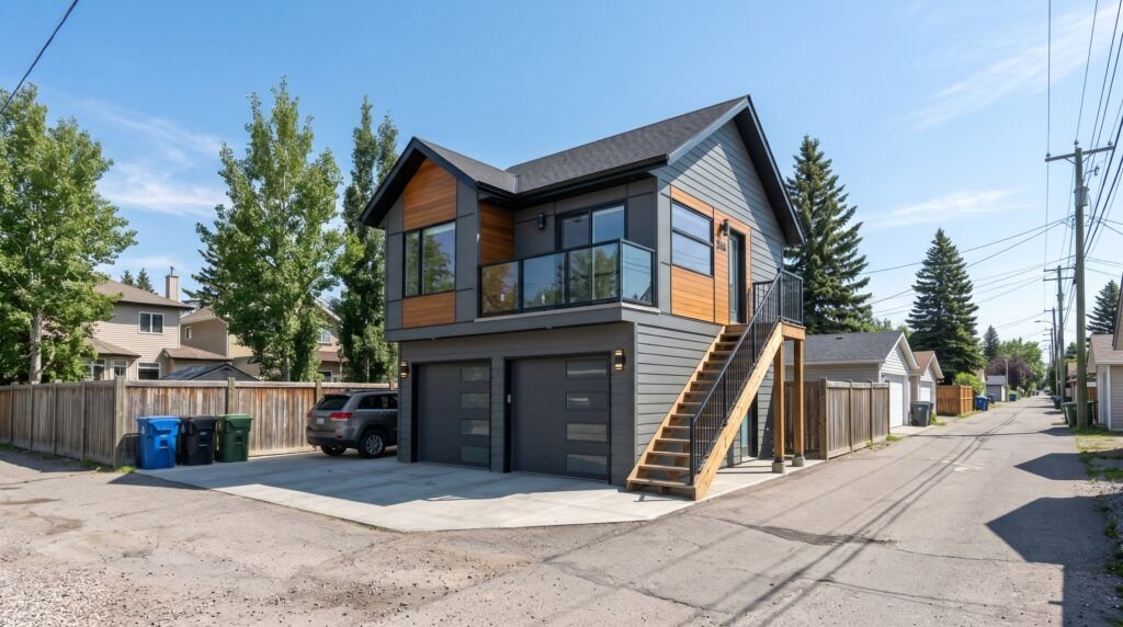 Secondary Suite Above Garage Calgary